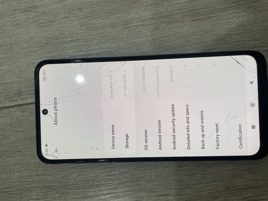 Redmi 11s рабочий
