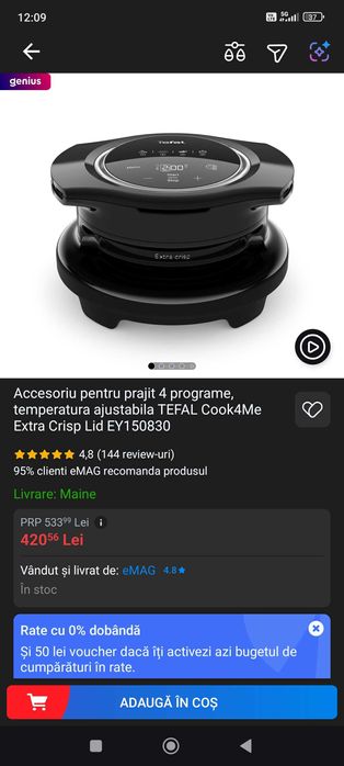 Multicooker și accesoriu Tefal Cook4me