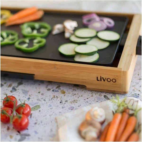 ПРОМО 2г Гаранция Нова Мощна Електрическа Скара Грил Livoo, 2200W