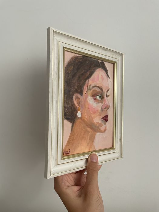 Pictura original cu rama
