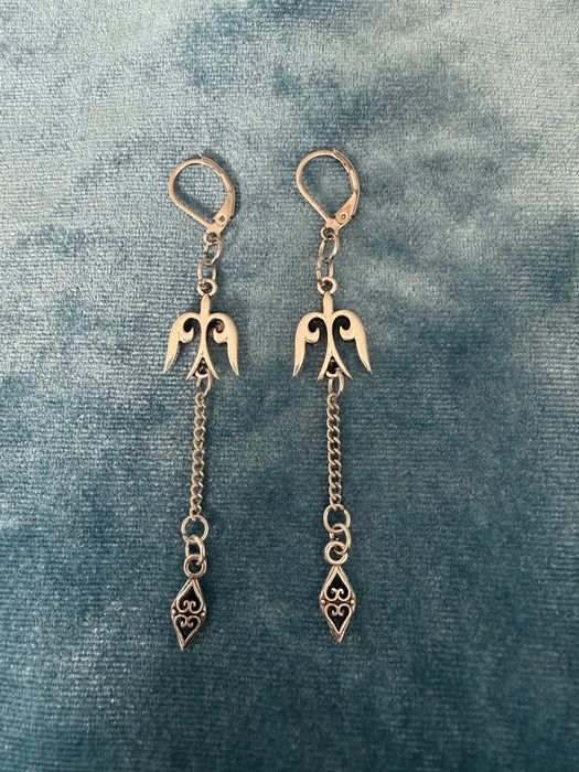 Серьги в национальном стиле.