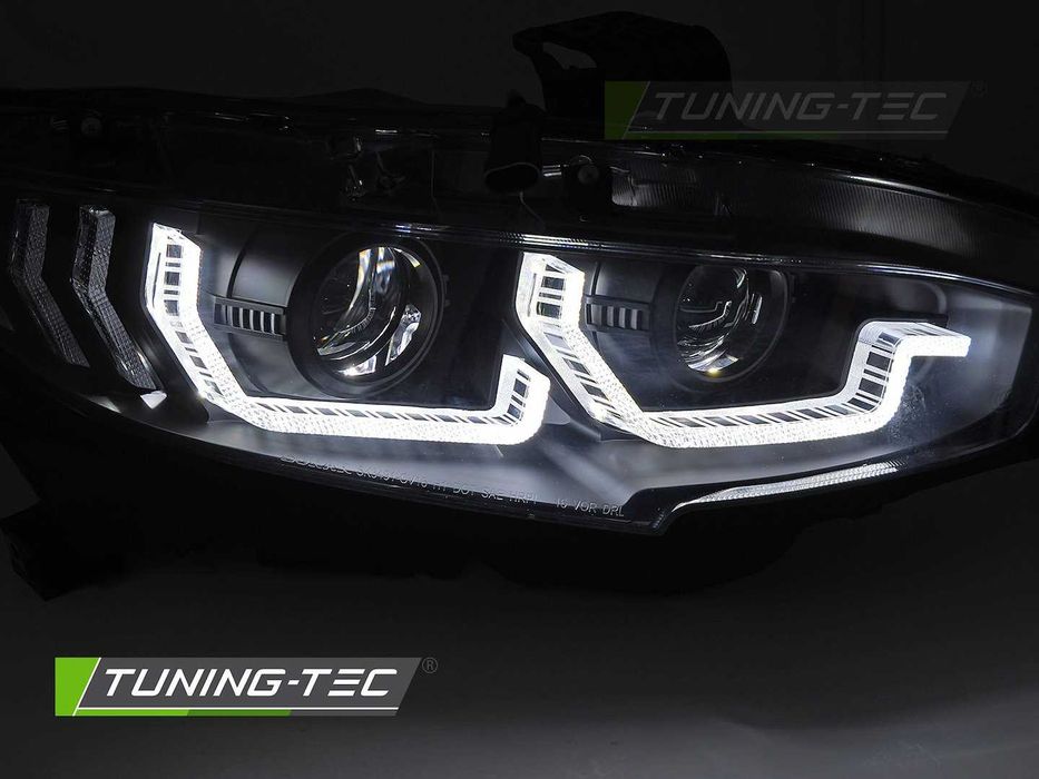 Faruri Full LED (DRL) și semnalizare dinamică HONDA CIVIC X 2016–2021