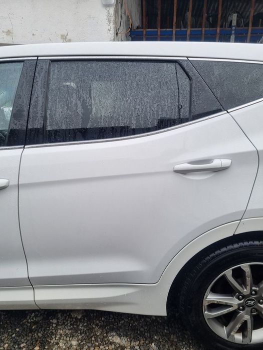 Usa Stanga Spate Hyundai Santa Fe 3 2012 - 2016 SUV 4 Usi Creamy White NCW (1351)