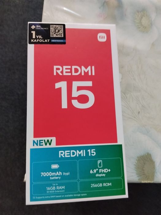Redmi 15 yangi 2026.y. 05.04
