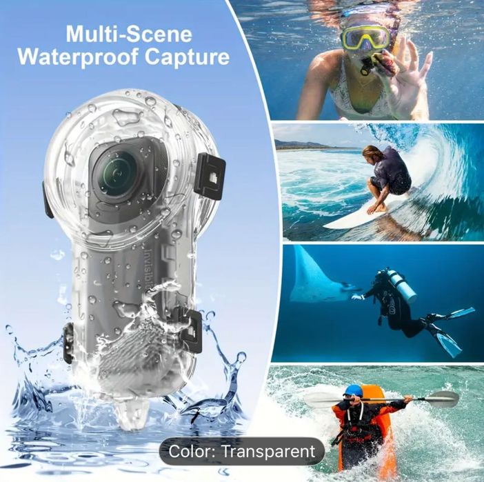 Set carcasa subacvatica pentru Insta360 X5 - nou, nefolosit