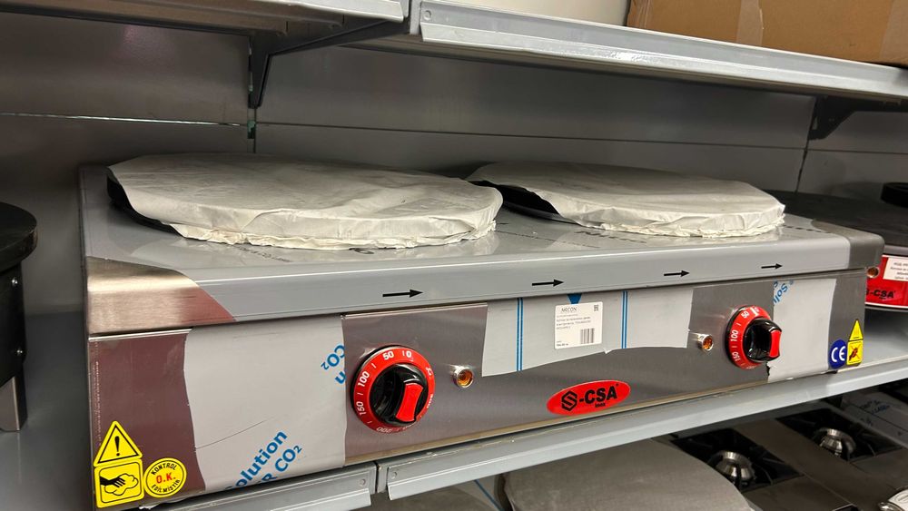 Двоен електрически котлон за палачинки