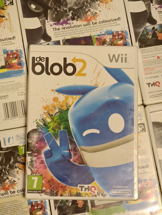 Lot 24 Jocuri Nintendo Wii - de Blob 2 (Noi / Sigilate) - 35 ron/buc