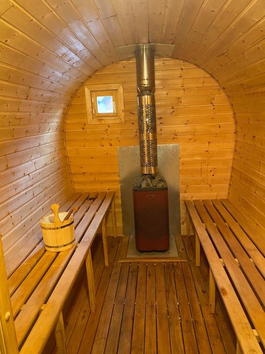 Семейная баня на дровах