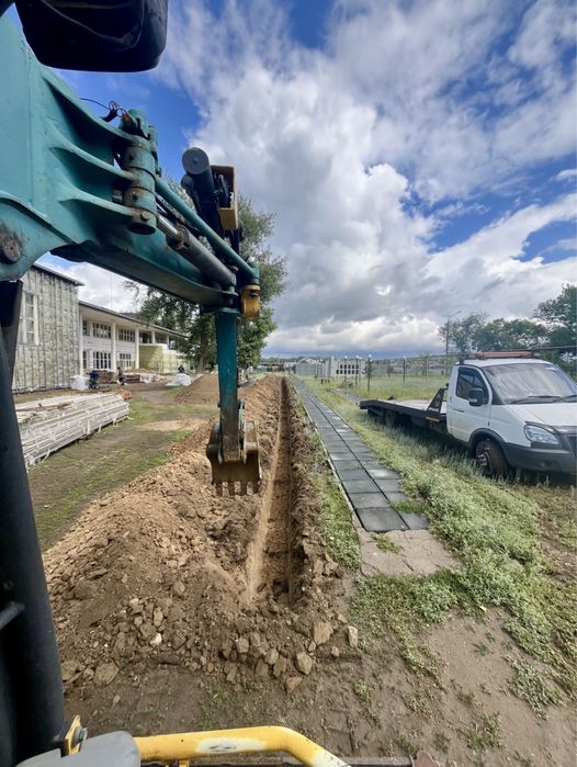 Мини-экскаватор «Петушок» в аренду