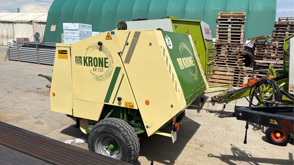 Balotiera,Presa krone Kr 130 baloti rotunzi 120/120 ata si palsa