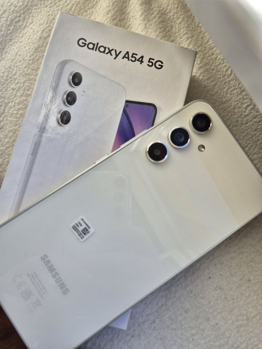 КАТО НОВ! SAMSUNG A54 5G 128GB 8GB Awesome White