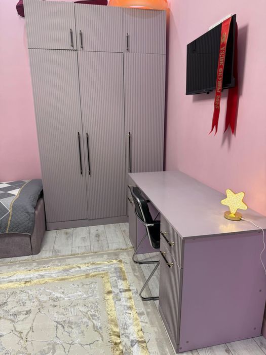 Шкаф и парта 150000тг