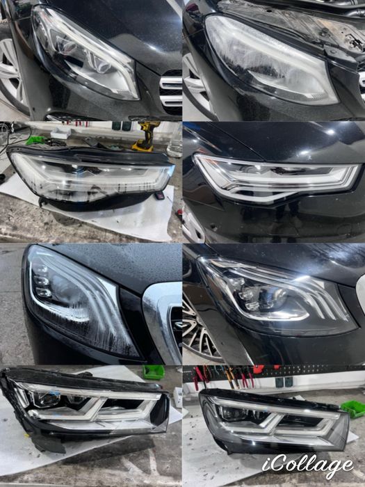 Reparatii faruri, inlocuire lupe arse,  inlocuire sticla, reparare drl