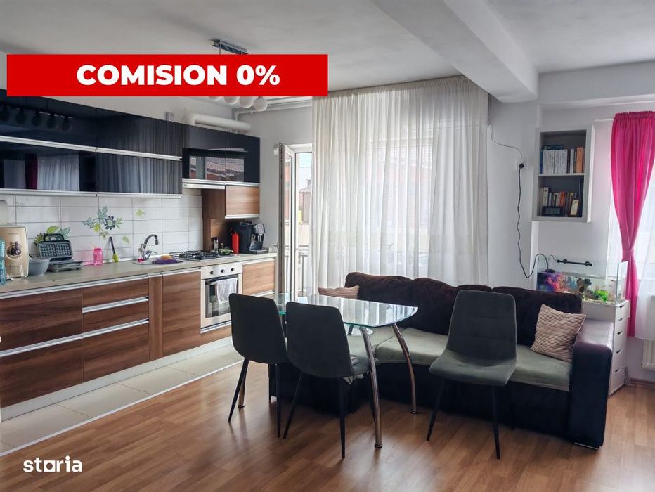 Apartament 2 camere (convertibil in 3), 58 mp utili, Floresti