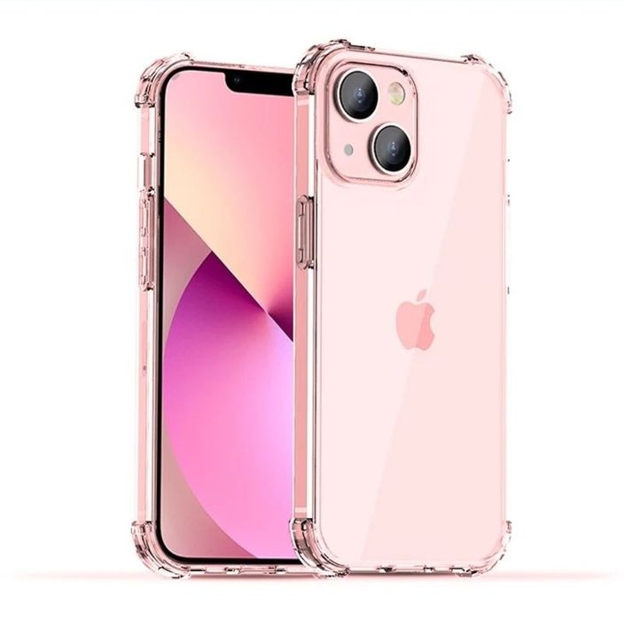 Прозрачен Силиконов Удароустойчив Кейс за Apple iPhone 16 / 15 / 14