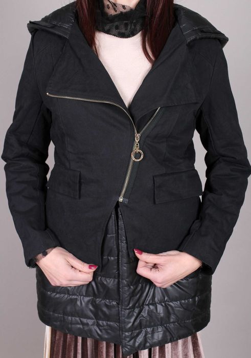 Дълго / късо дамско яке с качулка 2в1 английско ELLA KINGSLEY