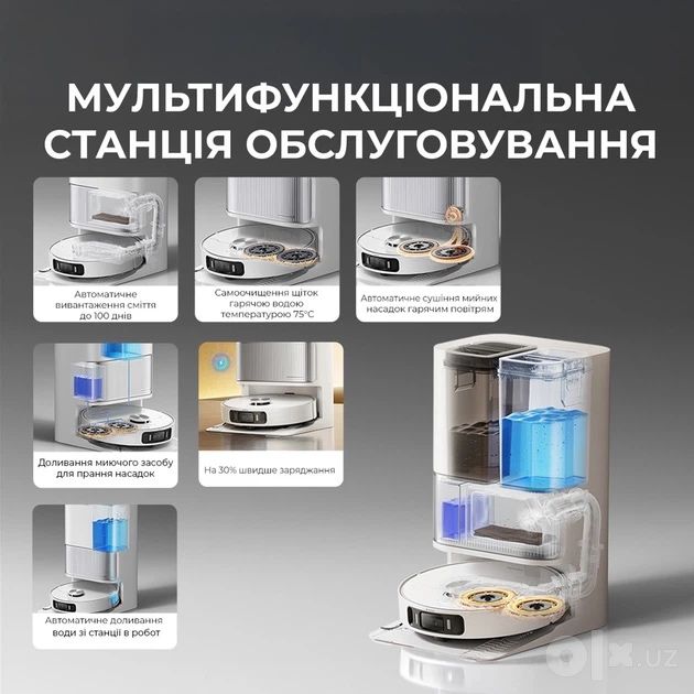 Робот-пылесос Xiaomi Dreame L40 Ultra Авто мойка и сушка мопов 2026