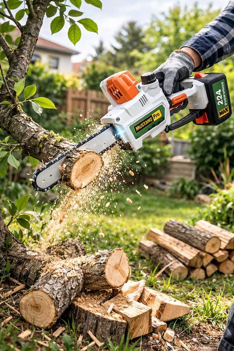 Mini Drujba 42V cu 2 Acumulatori, 2 Lanturi, LED