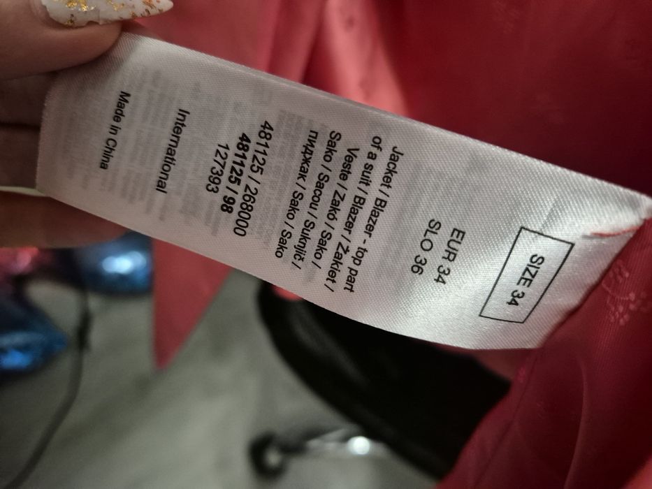 Sacou roz Orsay marimea 34