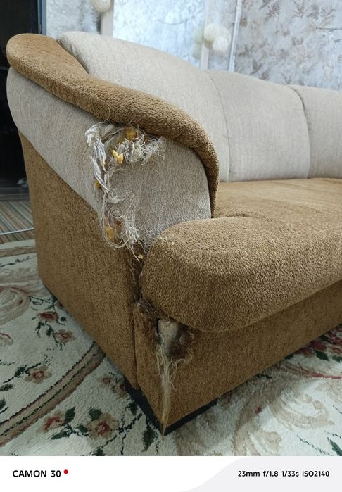 Продам диван и 2 кресла