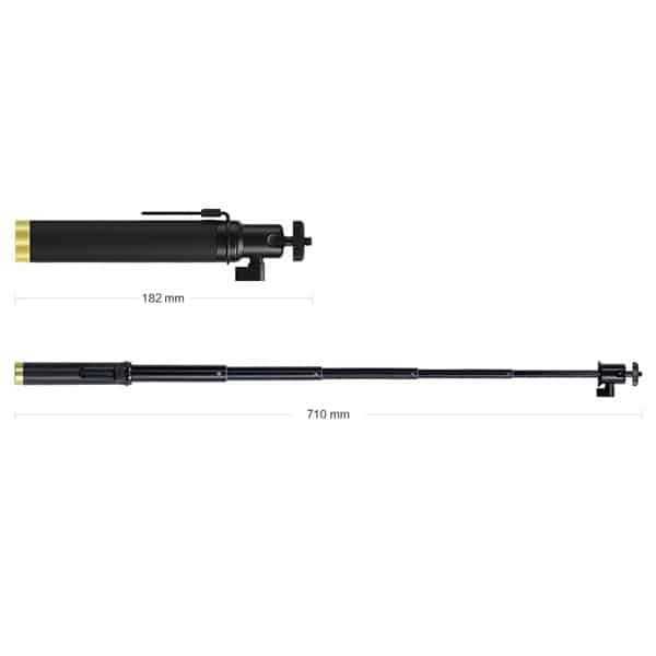 Оригинален монопод Xiaomi Yi с дистанционно, Черен