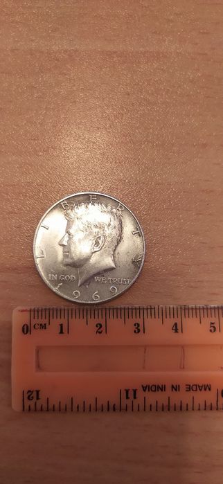 МОНЕТА 50 центов США серебро кумуш танга 50 цент