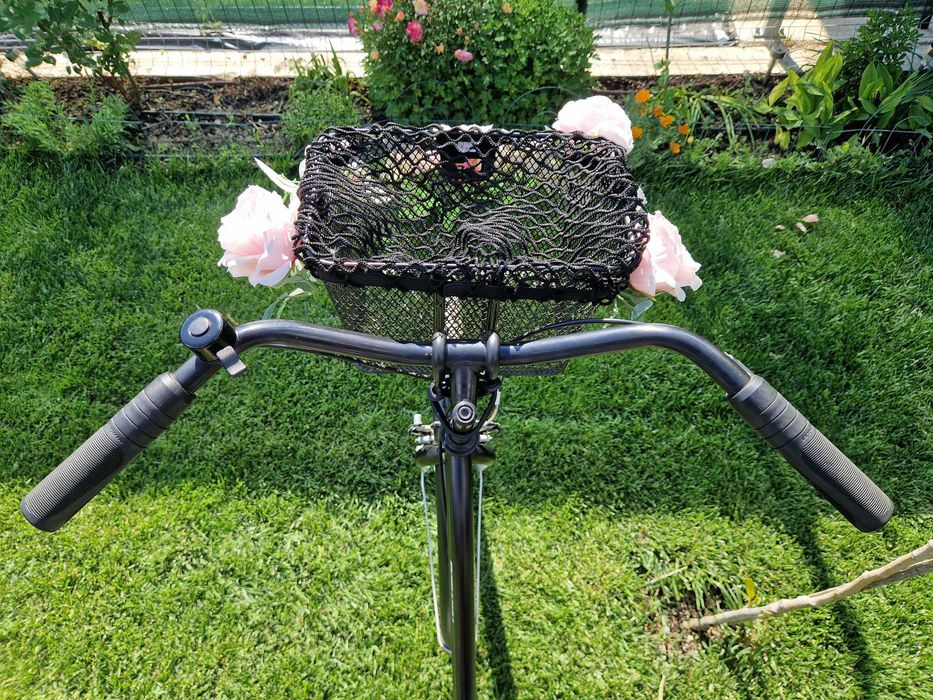 Bicicleta de oras Elops 100 cadru jos Negru, aproape noua (sub 100km parcursi)