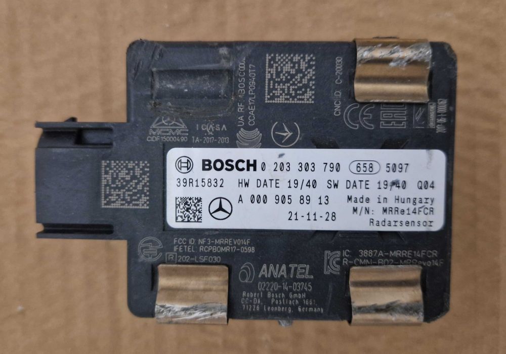 Радар Сензор OEM 2015-2023 Mercedes C GLC FA0009058913
