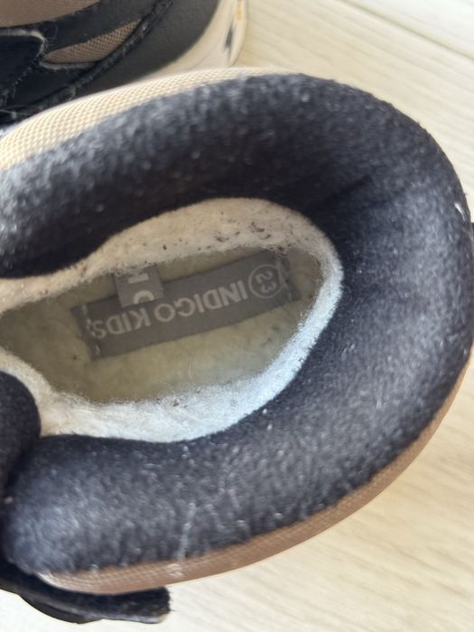 Сапоги зимние индиго