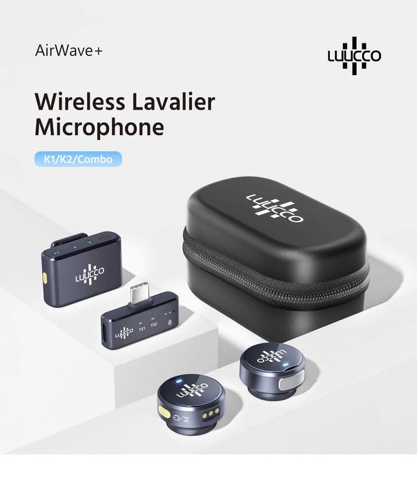 Микрофон беспроводнопетличка для телефона/камеры AirWave+ Luucco новы