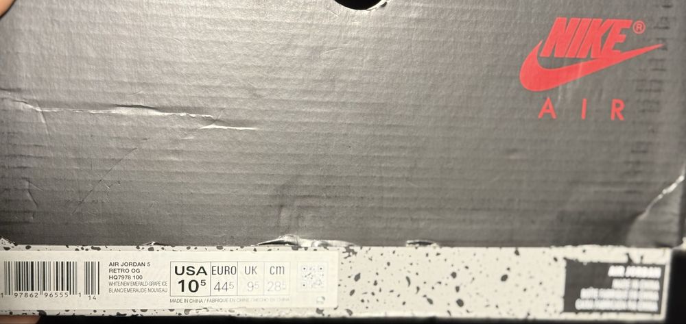 Мъжки маратонки Air Jordan 5 Retro OG “Grape”