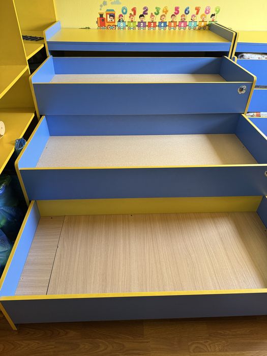 Кроватка детская тройная