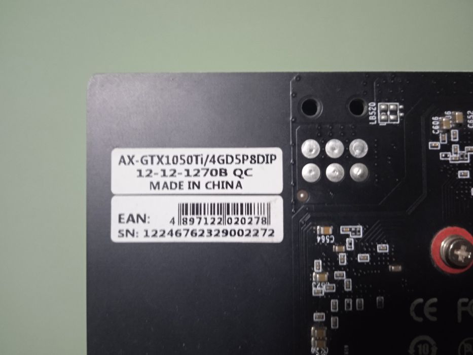 Gtx 1050 ti 4gb gddr5