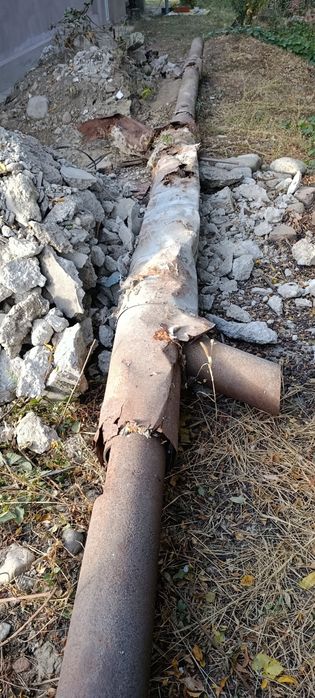 Vând țeavă pentru coș folosită de lungime 8 metri