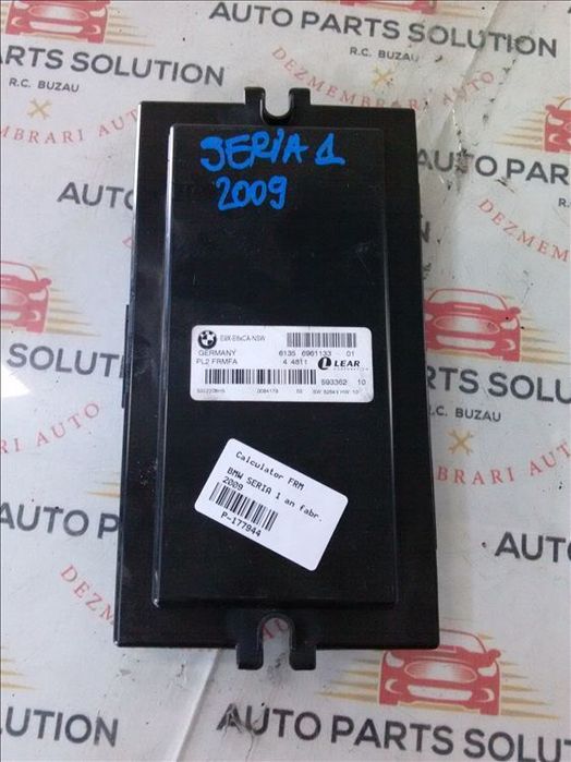 calculator frm bmw seria 1 an fabr. 2009
