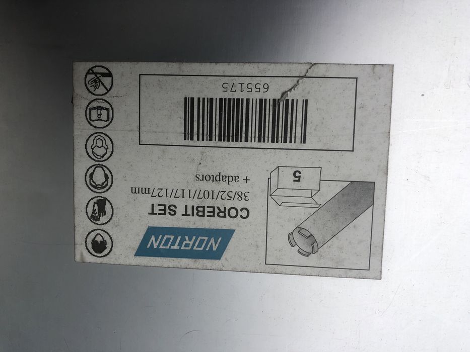 Комплект боркорони за тухла и бетон NORTON