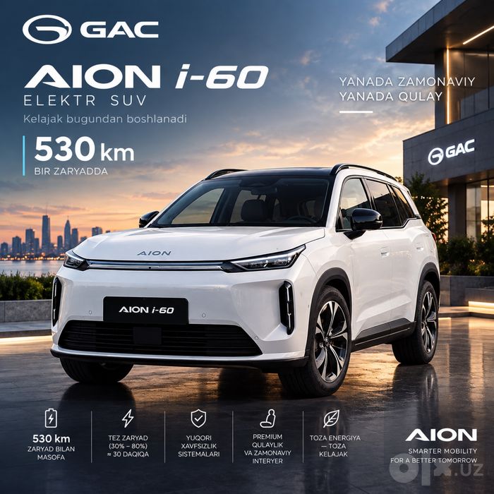 Gac Aion i-60 ev 530 km