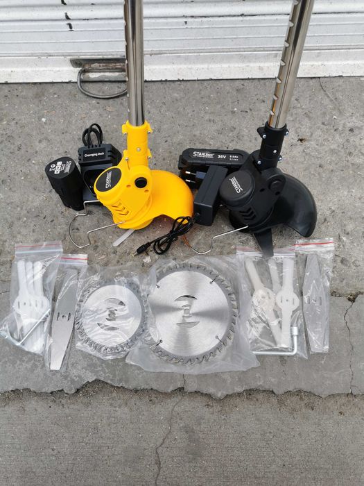 Акумулаторен тример Stahlmayer Германия 24V/6Ah-36V/8Ah две батерии +