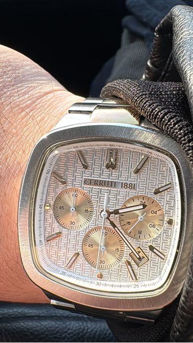Часы cerutti 1881 в идеале с документами!