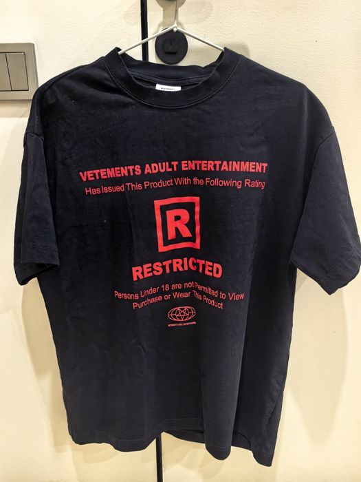 Vetements restricted tee legit