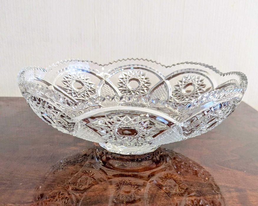 Ваза хрустальная