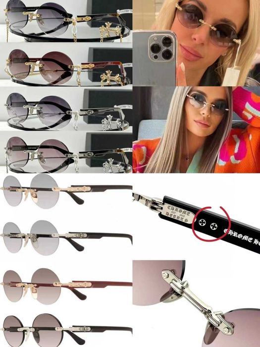 Chrome Hearts DEEP II Gold Sunglasses Deep 2 Слънчеви очила