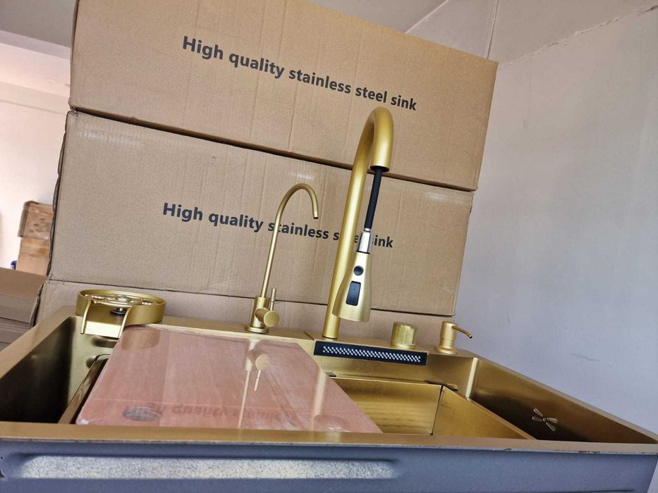 Lichidare Chiuveta bucatarie Gold multifunctii 75x45-TRANSPORT GRATUIT