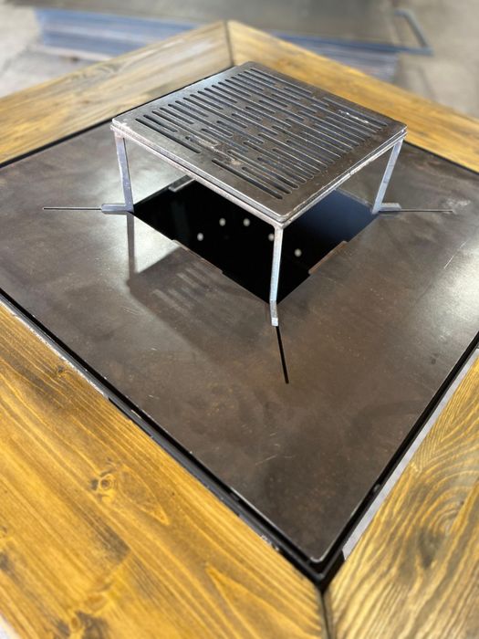 Grătar plită grill 120x120  cm