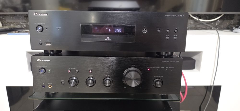 Amplificator Pioneer A-20 + Cd Super Audio Player SACD  Pioneer  PD-10