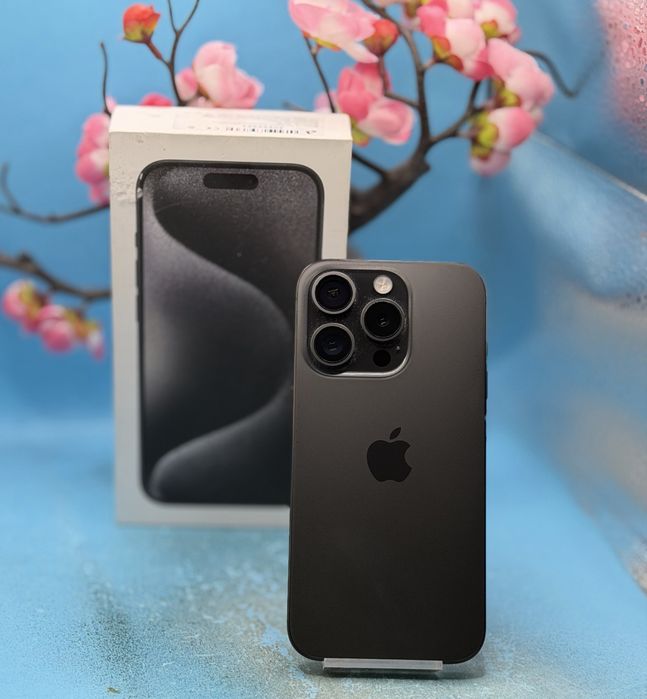 Apple iPhone 15 Pro, 256GB, 5G, Black Titanium