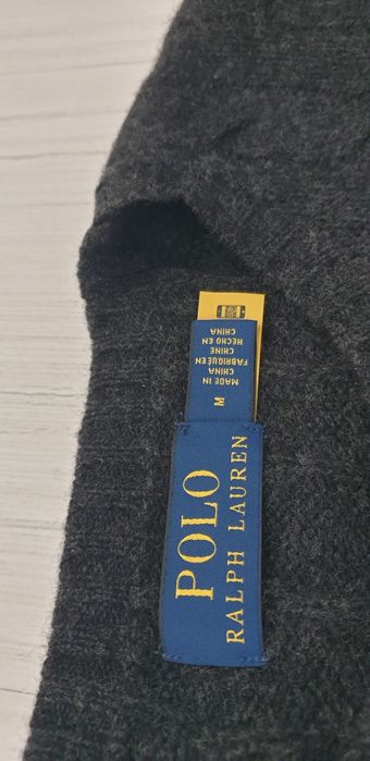 POLO Ralph Lauren Cable Wool  Knit  M НОВО! ОРИГИНАЛ! Mъжки Пуловер