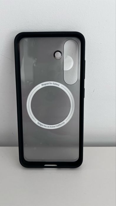 Husa protectie Samsung Clear Magnet Case - Galaxy S25 - black