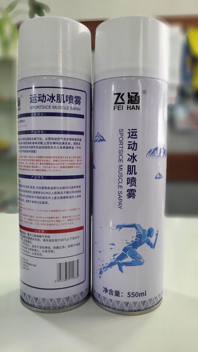 Спрей заморозка, охлаждающий спрей.