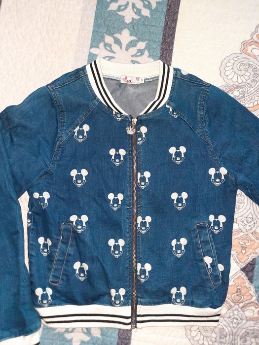 Джинсовая ветровка на девочку